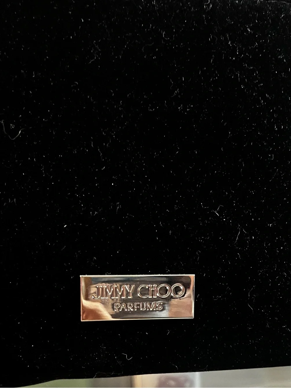 Jimmy Choo Black Velvet Chain-Handle shoulder bag